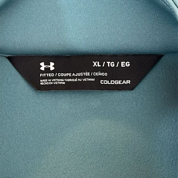 Under Armour Cold Gear Vest Size XL Teal Blue - Picture 9 of 11